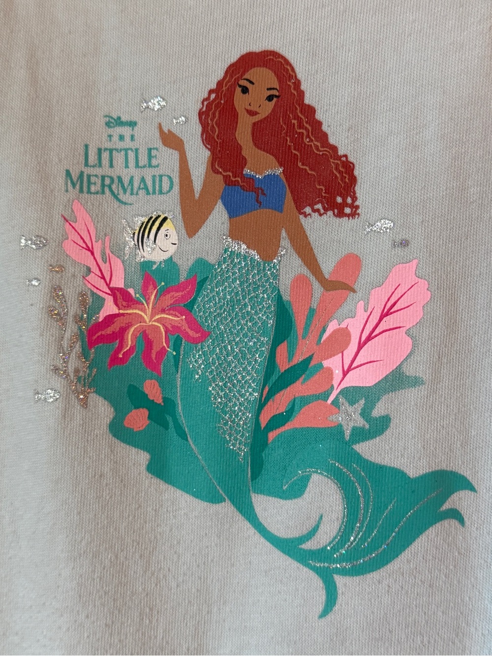 Kids Disney Jumping Beans Light Green-Blue Little Mermaid Dress - Picture 4 of 6